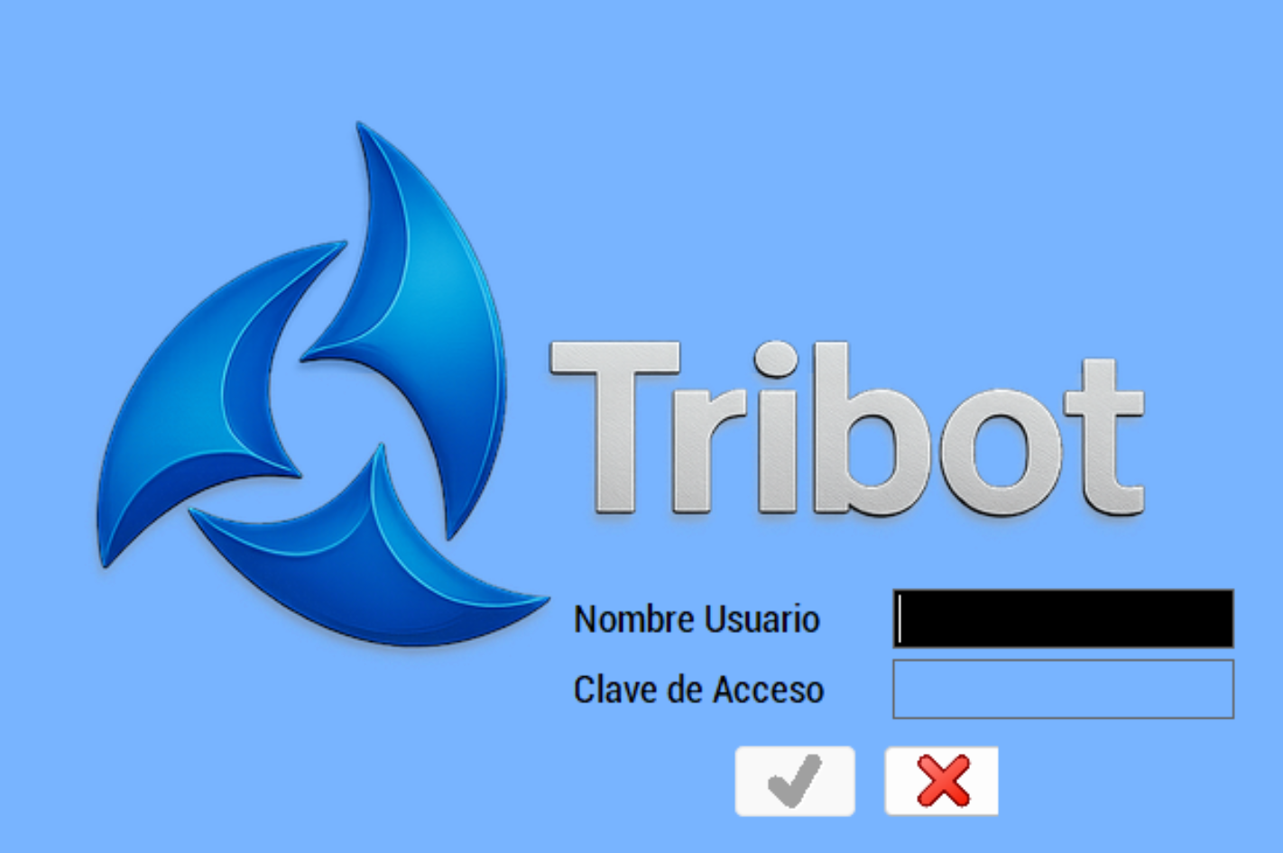 Tribot ERP — pantalla de acceso